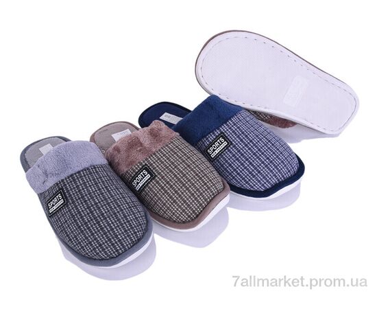 Тапки чоловічі домашні Весна/осінь HB7 mix (6 пар р.41-46) "Vladimir" недорого оптом від прямого постачальника Тапки чоловічі домашні Весна/осінь HB7 mix (6 пар р.41-46) "Vladimir" недорого оптом від прямого постачальника