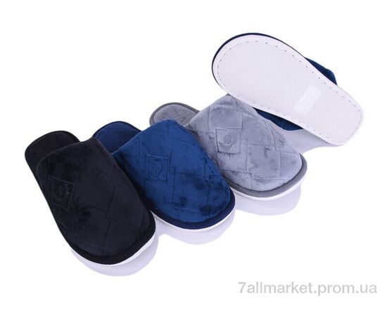 Тапки чоловічі домашні Весна/осінь D379 mix (6 пар р.41-46) "Vladimir" недорого оптом від прямого постачальника Тапки чоловічі домашні Весна/осінь D379 mix (6 пар р.41-46) "Vladimir" недорого оптом від прямого постачальника