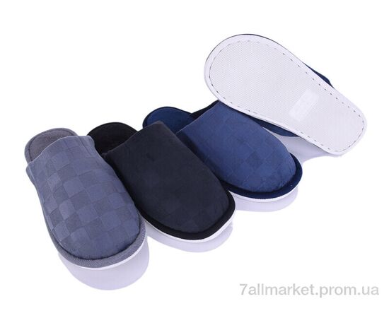 Тапки чоловічі домашні Весна/осінь D385 mix (6 пар р.41-46) "Vladimir" недорого оптом від прямого постачальника Тапки чоловічі домашні Весна/осінь D385 mix (6 пар р.41-46) "Vladimir" недорого оптом від прямого постачальника