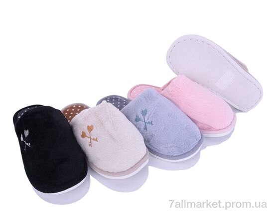 Тапки жіночі для будинку Весна/осінь D759 mix (6 пар р.36-41) "Vladimir" недорого оптом від прямого постачальника Тапки жіночі для будинку Весна/осінь D759 mix (6 пар р.36-41) "Vladimir" недорого оптом від прямого постачальника