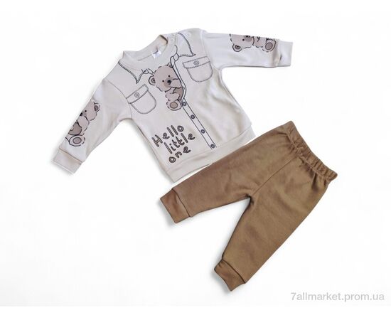 Дитяча піжама Весна/осінь 35600 коричневий реглан-штани (4 шт. р.сітка6-24) "Kids-modnik" недорого оптом від прямого постачальника Дитяча піжама Весна/осінь 35600 коричневий реглан-штани (4 шт. р.сітка6-24) "Kids-modnik" недорого оптом від прямого постачальника