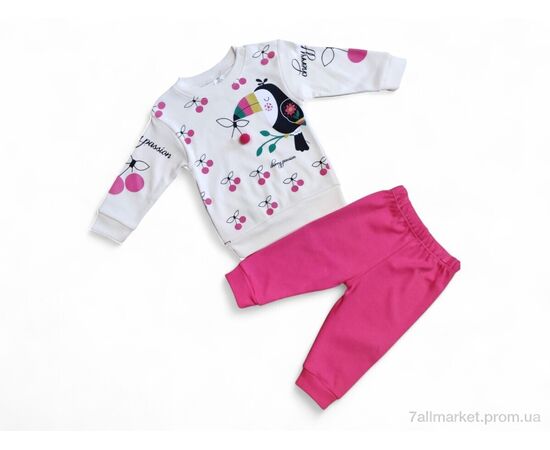 Дитяча піжама Весна/осінь 35652 малиновий реглан-штани (4 шт. р.сітка6-24) "Kids-modnik" недорого оптом від прямого постачальника Дитяча піжама Весна/осінь 35652 малиновий реглан-штани (4 шт. р.сітка6-24) "Kids-modnik" недорого оптом від прямого постачальника