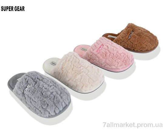 Тапки жіночі для будинку Весна/осінь 7817 mix (12 пар р.36-41) "Super Gear" недорого оптом від прямого постачальника Тапки жіночі для будинку Весна/осінь 7817 mix (12 пар р.36-41) "Super Gear" недорого оптом від прямого постачальника