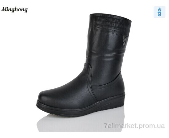 Черевики жіночі стильні Зима 533 (6 пар р.41-43) "Minghong" недорого оптом від прямого постачальника Черевики жіночі стильні Зима 533 (6 пар р.41-43) "Minghong" недорого оптом від прямого постачальника