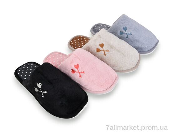 Тапки жіночі для будинку Весна/осінь L759 mix (12 пар р.36-41) "Alex" недорого оптом від прямого постачальника Тапки жіночі для будинку Весна/осінь L759 mix (12 пар р.36-41) "Alex" недорого оптом від прямого постачальника