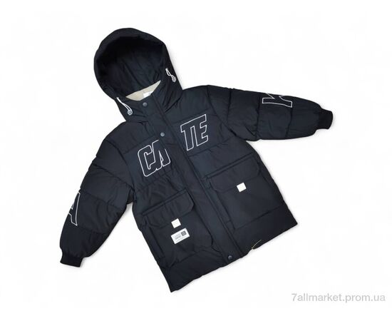 Куртка дитяча Зима K18 чорний єврозима (4 шт. р.сітка8-12) "Kids-modnik" недорого оптом від прямого постачальника Куртка дитяча Зима K18 чорний єврозима (4 шт. р.сітка8-12) "Kids-modnik" недорого оптом від прямого постачальника