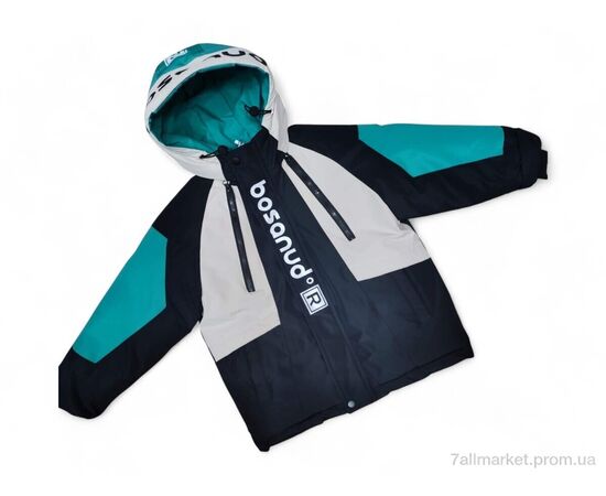 Куртка дитяча Зима K25 чорний з бірюзовим єврозима (4 шт. р.сітка10-14) "Kids-modnik" недорого оптом від прямого постачальника Куртка дитяча Зима K25 чорний з бірюзовим єврозима (4 шт. р.сітка10-14) "Kids-modnik" недорого оптом від прямого постачальника