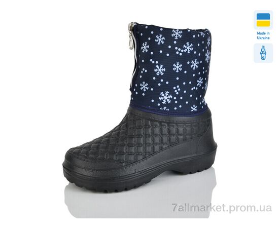 Сапоги из пены женские зима 011 сніжинка намальована синій (8 пар р.36-41) "Selena" недорого оптом от прямого поставщика Фотография Сапоги из пены женские зима 011 сніжинка намальована синій (8 пар р.36-41) "Selena" недорого оптом от прямого поставщика