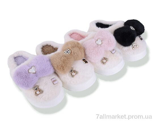 Тапки женские для дома зима PA133 mix (24 пар р.36-41) "HOROSO-UFO" недорого оптом от прямого поставщика Фотография Тапки женские для дома зима PA133 mix (24 пар р.36-41) "HOROSO-UFO" недорого оптом от прямого поставщика