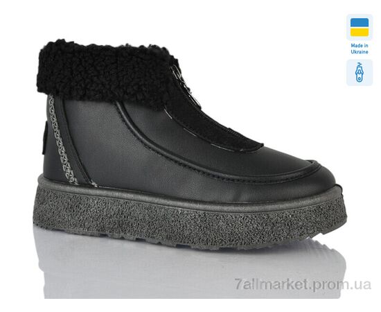 Ботинки женские стильные зима Даго Ж1902 чорний (6 пар р.37-41) "Progress" недорого оптом от прямого поставщика Фотография Ботинки женские стильные зима Даго Ж1902 чорний (6 пар р.37-41) "Progress" недорого оптом от прямого поставщика