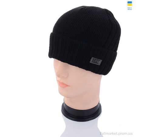 Шапка чоловіча Зима MW004-1 на флісі black (5 шт. р.сітка56-62) "Angelica" недорого оптом від прямого постачальника Шапка чоловіча Зима MW004-1 на флісі black (5 шт. р.сітка56-62) "Angelica" недорого оптом від прямого постачальника
