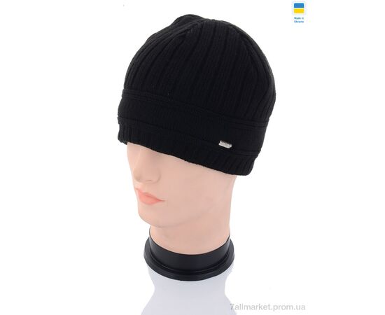 Шапка чоловіча Зима MW008-1 на флісі black (5 шт. р.сітка56-62) "Angelica" недорого оптом від прямого постачальника Шапка чоловіча Зима MW008-1 на флісі black (5 шт. р.сітка56-62) "Angelica" недорого оптом від прямого постачальника