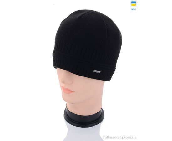 Шапка чоловіча Зима MW009-1 на флісі black (5 шт. р.сітка56-60) "Angelica" недорого оптом від прямого постачальника Шапка чоловіча Зима MW009-1 на флісі black (5 шт. р.сітка56-60) "Angelica" недорого оптом від прямого постачальника