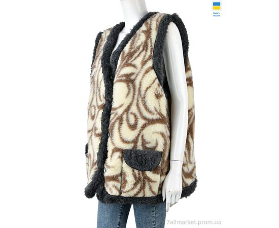 Жилетка жіноча Зима Жилетка хутро бежевий (8 шт. р.сітка48-62) "LiBang" недорого оптом від прямого постачальника Жилетка жіноча Зима Жилетка хутро бежевий (8 шт. р.сітка48-62) "LiBang" недорого оптом від прямого постачальника