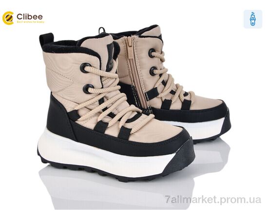 Черевики дитячі зручні Зима HB552 khaki (6 пар р.27-32) "Clibee" недорого оптом від прямого постачальника Черевики дитячі зручні Зима HB552 khaki (6 пар р.27-32) "Clibee" недорого оптом від прямого постачальника
