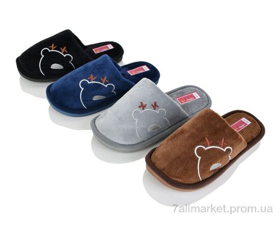 Тапки детские домашние зима Шльопки П 8149 mix (12 пар р.36-41) "Progress" недорого оптом от прямого поставщика Фотография Тапки детские домашние зима Шльопки П 8149 mix (12 пар р.36-41) "Progress" недорого оптом от прямого поставщика