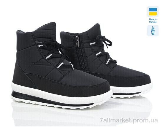 Дутики женские утепленные зима G 811 чорно/біл 2025 (8 пар р.37-41) "DeMur" недорого оптом от прямого поставщика Фотография Дутики женские утепленные зима G 811 чорно/біл 2025 (8 пар р.37-41) "DeMur" недорого оптом от прямого поставщика