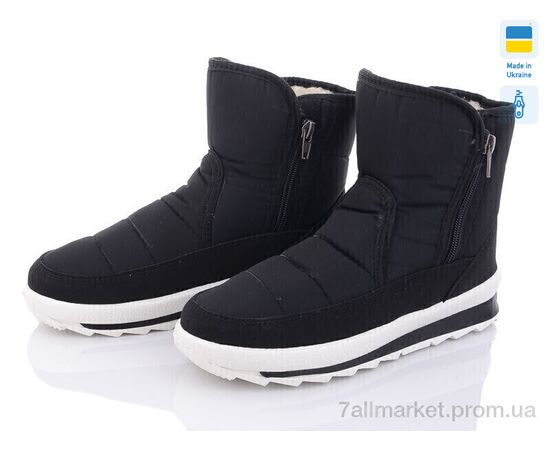 Дутики женские утепленные зима KZ611 чорний-білий 2025 (8 пар р.37-41) "DeMur" недорого оптом от прямого поставщика Фотография Дутики женские утепленные зима KZ611 чорний-білий 2025 (8 пар р.37-41) "DeMur" недорого оптом от прямого поставщика