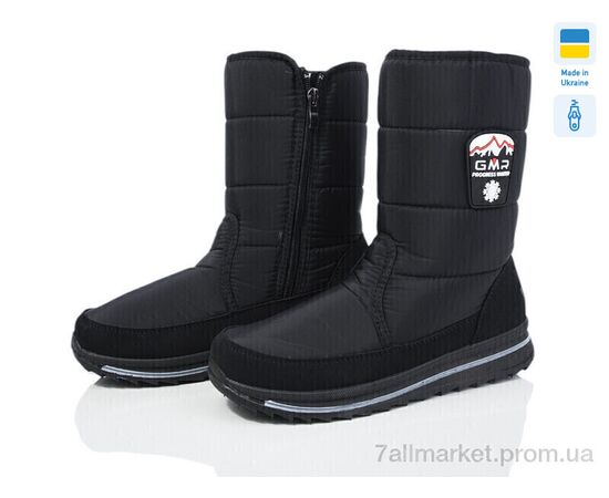 Дутики женские утепленные зима 7113 чорний 2025 (6 пар р.37-42) "DeMur" недорого оптом от прямого поставщика Фотография Дутики женские утепленные зима 7113 чорний 2025 (6 пар р.37-42) "DeMur" недорого оптом от прямого поставщика