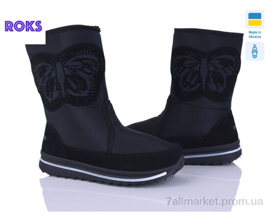 Дутики женские утепленные зима 3133 чорний (6 пар р.38-42) "Roks" недорого оптом от прямого поставщика Фотография Дутики женские утепленные зима 3133 чорний (6 пар р.38-42) "Roks" недорого оптом от прямого поставщика