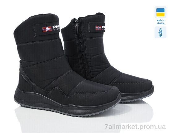 Дутики женские утепленные зима N2 чорний (8 пар р.37-42) "Paolla" недорого оптом от прямого поставщика Фотография Дутики женские утепленные зима N2 чорний (8 пар р.37-42) "Paolla" недорого оптом от прямого поставщика