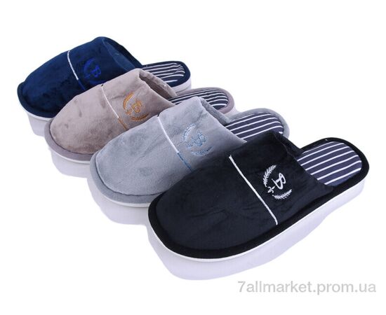 Тапки чоловічі домашні Весна/осінь D388 mix (12 пар р.41-46) "Alex" недорого оптом від прямого постачальника Тапки чоловічі домашні Весна/осінь D388 mix (12 пар р.41-46) "Alex" недорого оптом від прямого постачальника