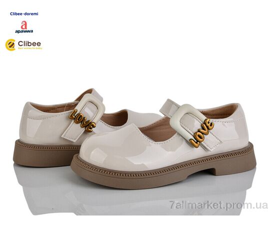 Туфли детские удобные Весна/осень DB633-3 beige (6 пар р.27-32) "Clibee-Doremi" недорого оптом от прямого поставщика Фотография Туфли детские удобные Весна/осень DB633-3 beige (6 пар р.27-32) "Clibee-Doremi" недорого оптом от прямого поставщика