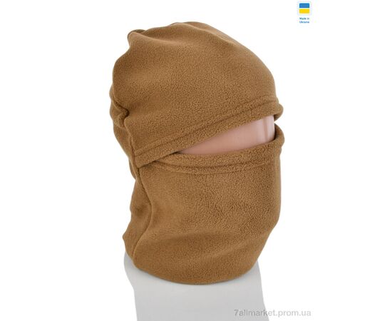 Балаклава мужская Зима Балаклава флісова койот (56р) (5 шт. р.сетка One size) "VIOLA" недорого оптом от прямого поставщика Фотография Балаклава мужская Зима Балаклава флісова койот (56р) (5 шт. р.сетка One size) "VIOLA" недорого оптом от прямого поставщика