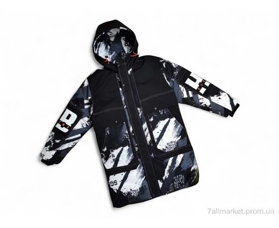 Куртка детская Зима 2555 чорна з сірим (2 шт. р.сетка L-XL) "Kids-modnik" недорого оптом от прямого поставщика Фотография Куртка детская Зима 2555 чорна з сірим (2 шт. р.сетка L-XL) "Kids-modnik" недорого оптом от прямого поставщика