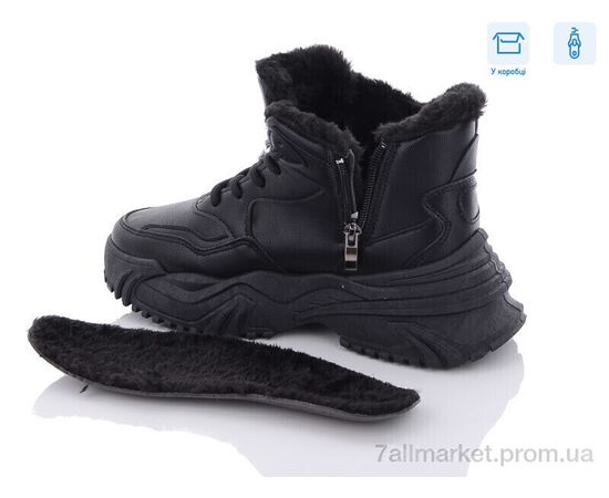 Фотография Ботинки женские стильные зима J909-1 (8 пар р.36-41) "Hongquan" недорого оптом от прямого поставщика, изображение 3