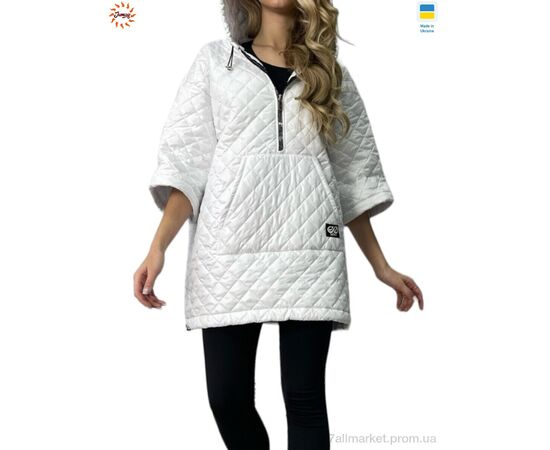 Жилетка жіноча Весна/осінь Жилетка анорак жіноча white (1 шт. р.сітка48-54) "Jumay" недорого оптом від прямого постачальника, зображення 4 Жилетка жіноча Весна/осінь Жилетка анорак жіноча white (1 шт. р.сітка48-54) "Jumay" недорого оптом від прямого постачальника, зображення 4