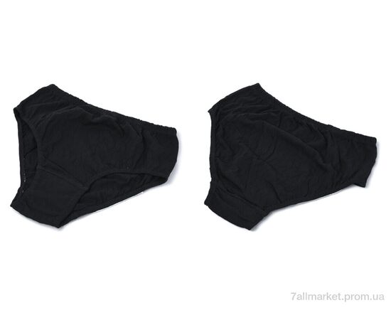 Труси Весна/осінь 001-01-1 black волна (10) 08990 (12 шт. р.сітка10) "Obuvok" недорого оптом від прямого постачальника, зображення 3