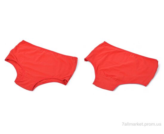 Труси Весна/осінь 001-07-1 red (XL) 08990 (12 шт. р.сіткаXL) "Obuvok" недорого оптом від прямого постачальника, зображення 3