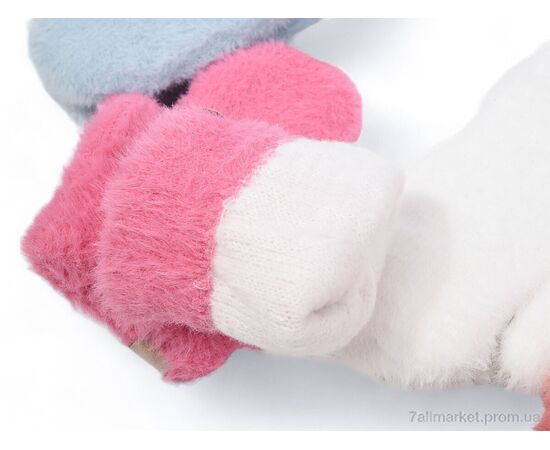 Варежки детские Зима 5116 норка mix (12 шт. р.сетка 5-7) "TUZZI" недорого оптом от прямого поставщика, изображение 2 Фотография Варежки детские Зима 5116 норка mix (12 шт. р.сетка 5-7) "TUZZI" недорого оптом от прямого поставщика, изображение 2