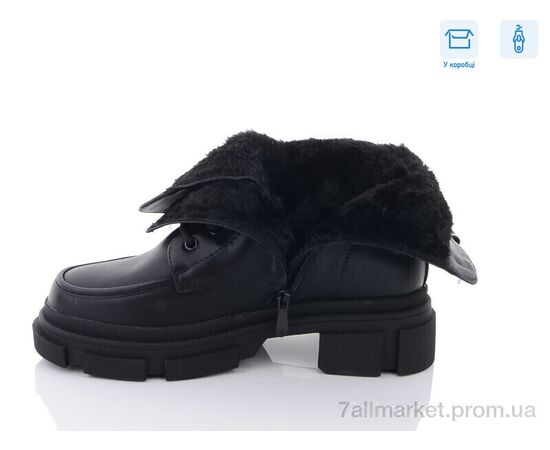 Фотография Ботинки женские стильные зима 85-6 (6 пар р.36-40) "Hongquan" недорого оптом от прямого поставщика, изображение 2