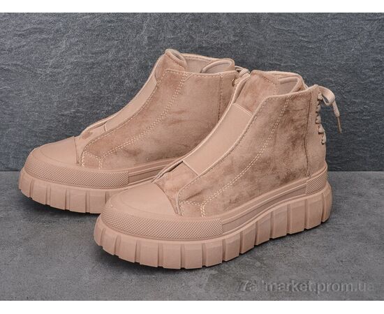 Черевики жіночі стильні Весна/осінь 20-956 khaki (8 пар р.36-41) "Violeta" недорого оптом від прямого постачальника, зображення 3