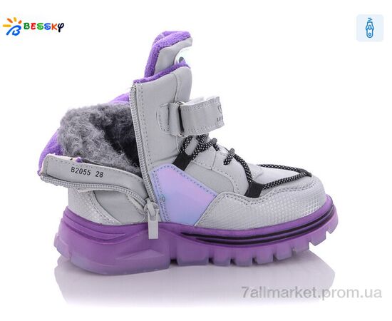 Черевики дитячі зручні Зима B2055-1B (8 пар р.27-32) "Bessky-Kellaifeng" недорого оптом від прямого постачальника, зображення 3 Черевики дитячі зручні Зима B2055-1B (8 пар р.27-32) "Bessky-Kellaifeng" недорого оптом від прямого постачальника, зображення 3