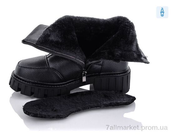 Чоботи жіночі зручні Зима P2307-1 (8 пар р.36-41) "Purlina" недорого оптом від прямого постачальника, зображення 3 Чоботи жіночі зручні Зима P2307-1 (8 пар р.36-41) "Purlina" недорого оптом від прямого постачальника, зображення 3