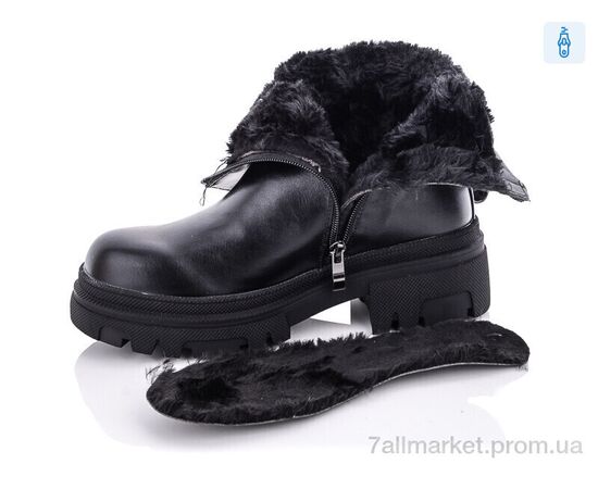 Черевики жіночі стильні Зима P2197-1 (8 пар р.36-41) "Purlina" недорого оптом від прямого постачальника, зображення 2 Черевики жіночі стильні Зима P2197-1 (8 пар р.36-41) "Purlina" недорого оптом від прямого постачальника, зображення 2