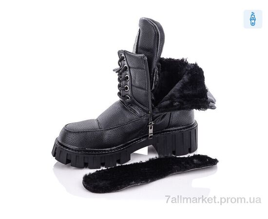 Черевики жіночі стильні Зима 2309-2 (8 пар р.36-41) "Purlina" недорого оптом від прямого постачальника, зображення 2 Черевики жіночі стильні Зима 2309-2 (8 пар р.36-41) "Purlina" недорого оптом від прямого постачальника, зображення 2