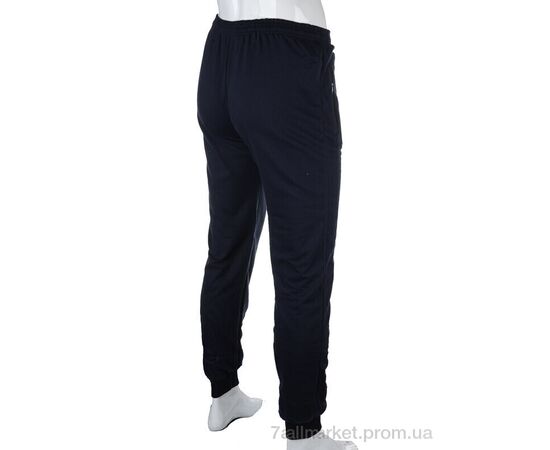 Фотография Спортивные брюки мужские Весна/осень 05807 d.navy (4 шт. р.сетка 46-52) "Obuvok" недорого оптом от прямого поставщика, изображение 3
