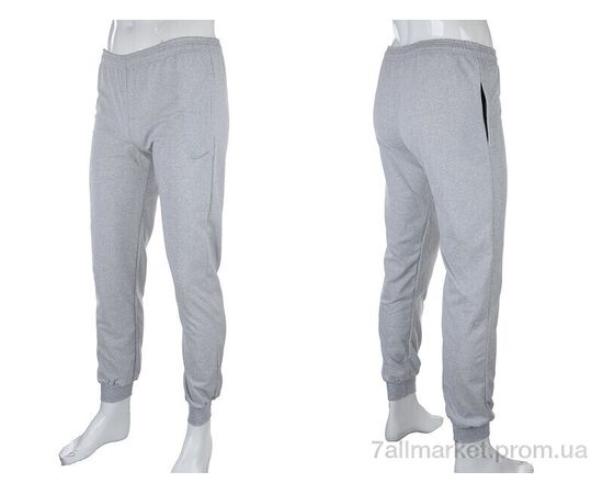 Фотография Спортивные брюки мужские Весна/осень 05804 grey (4 шт. р.сетка 46-52) "Obuvok" недорого оптом от прямого поставщика, изображение 4