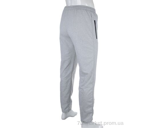Фотография Спортивные брюки мужские Весна/осень 05813 grey (5 шт. р.сетка 46-54) "Obuvok" недорого оптом от прямого поставщика, изображение 3