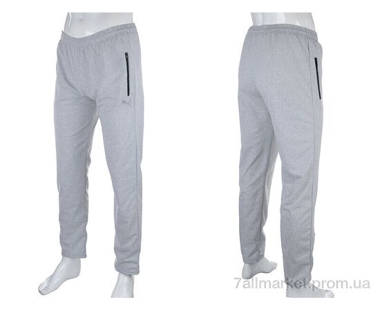 Фотография Спортивные брюки мужские Весна/осень 05813 grey (5 шт. р.сетка 46-54) "Obuvok" недорого оптом от прямого поставщика, изображение 4