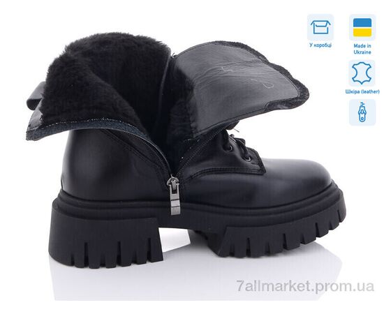 Фотография Ботинки женские стильные зима 239-12 (8 пар р.37-40) "Fat Fox-Tamei" недорого оптом от прямого поставщика, изображение 2