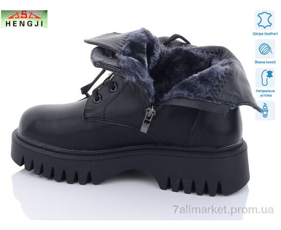 Черевики жіночі стильні Зима M169 (6 пар р.36-41) "HENGJI-ELENA" недорого оптом від прямого постачальника, зображення 2