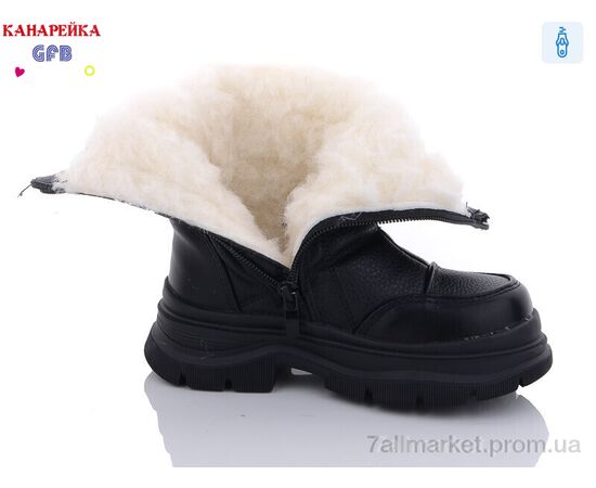 Чоботи дитячі красиві Зима S2281-1 (8 пар р.26-31) "GFB-Канарейка" недорого оптом від прямого постачальника, зображення 2