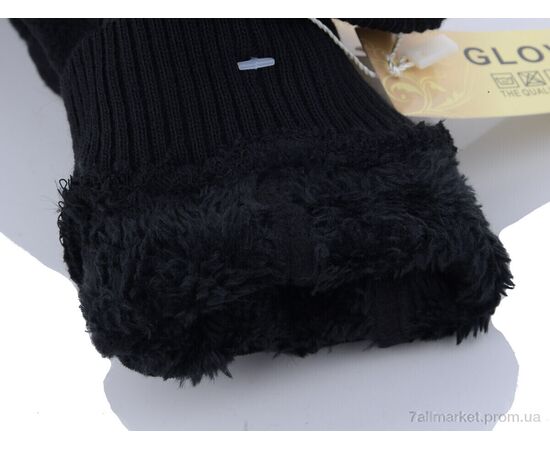 Чоловічі рукавиці Весна/осінь 4-201М фліс black (10 шт. р.сіткаM-XL) "KUINH" недорого оптом від прямого постачальника, зображення 4