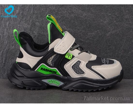 Кросівки дитячі модні Зима 39360А беж (7 пар р.31-36) "Comfort-baby" недорого оптом від прямого постачальника, зображення 2 Кросівки дитячі модні Зима 39360А беж (7 пар р.31-36) "Comfort-baby" недорого оптом від прямого постачальника, зображення 2