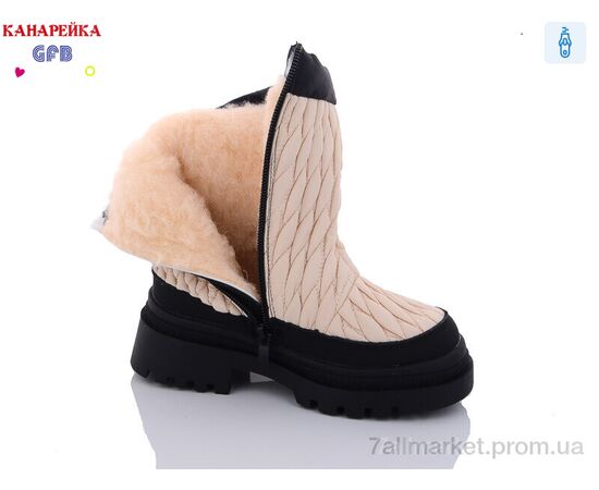 Черевики дитячі зручні Зима S2358-3 (8 пар р.27-32) "GFB-Канарейка" недорого оптом від прямого постачальника, зображення 2